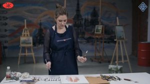 Обзор масляной краски - Неаполитанская коралловая из линейки «Мастер Класс»
