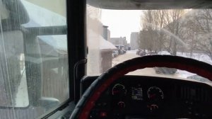 Курьер на фуре, доставки по городу! Как весело работать на фуре зимой