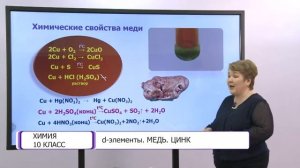 Химия. 10 класс. d-элементы. Медь. Цинк /10.02.2021/
