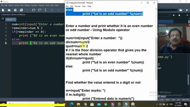 [Hindi] #6B Modulus Operator | Floor Division Python | In Keyword In Python | Hindi Learn Python