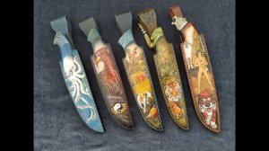 Формованные ножны для ножа. Обзор перед отправкой.