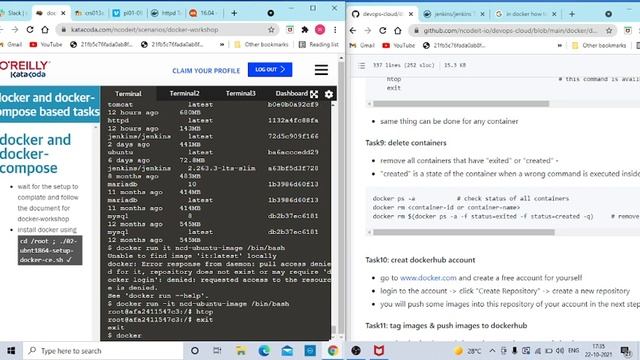 NCD0421H012 22 10 2021 DOCKER TASK смотреть онлайн