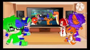 Rainbow friends react to poppy playtime meets rainbow friends