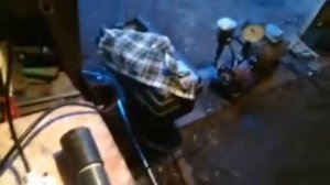 Самодельный вакумный насос. Запуск.