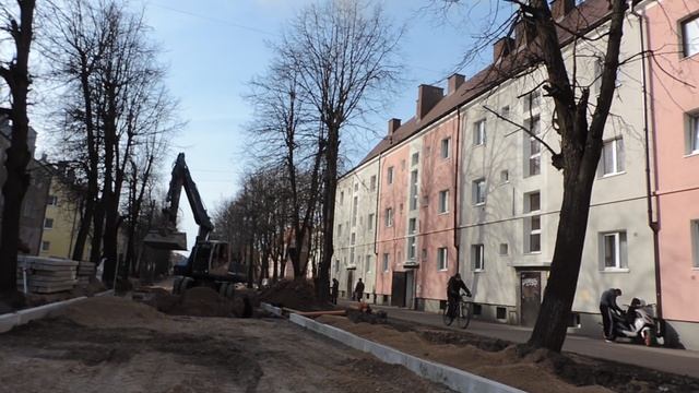 КАЛИНИНГРАД: ВСЯ улица Павлика Морозова – состояние ремонта – 31 марта 2022, ЧТ