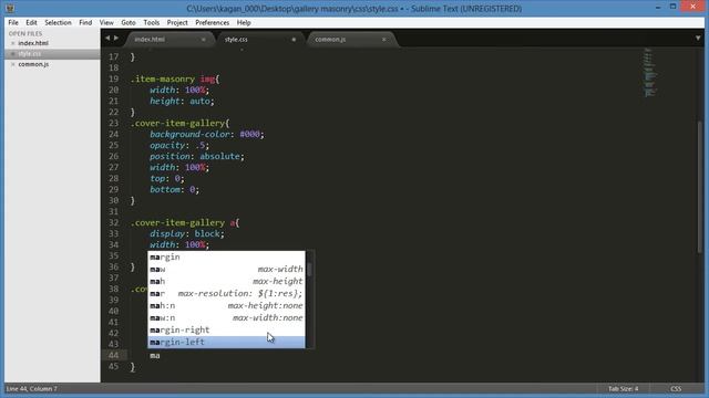 Masonry.js галерея для сайта Часть 1