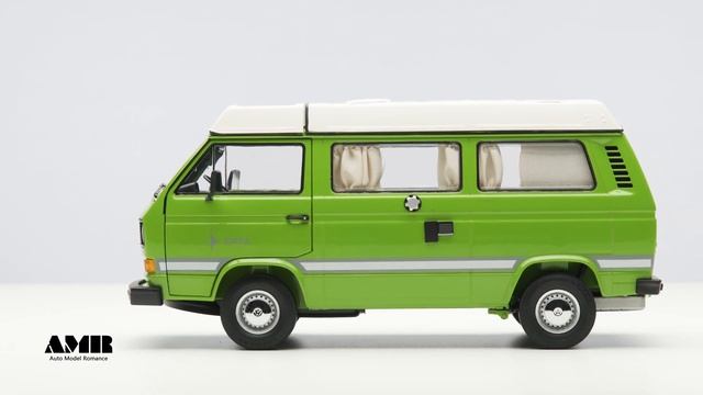 VOLKSWAGEN T3 Joker Campingbus WESTFALIA / 1:18 diecast car model by Schuco/ AMR UNBOXING смотреть онлайн
