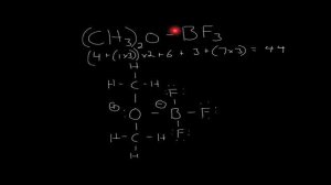 Lewis Structure (CH3)2O-BF3