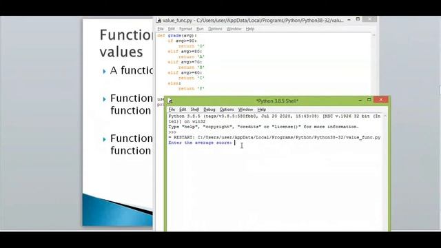 Functions With/Without Return Values | Python Programming Language | EduTut | Learn Easily in Tamil