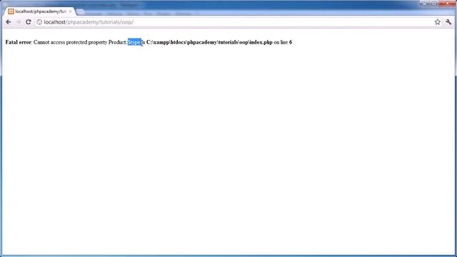 042 Encapsulation | PHP Object Oriented Programming