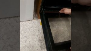 Candy FCP615X/E1 разбор дверцы для промывки стёкл из нутри.