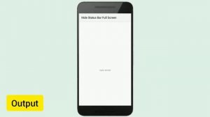 How to hide status bar full screen in Android studio or AIDE app || Codser Codroid