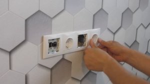 Подключаем интернет розетку от Schneider и как должны выглядеть на стене, блоки из розеток  и выкл.