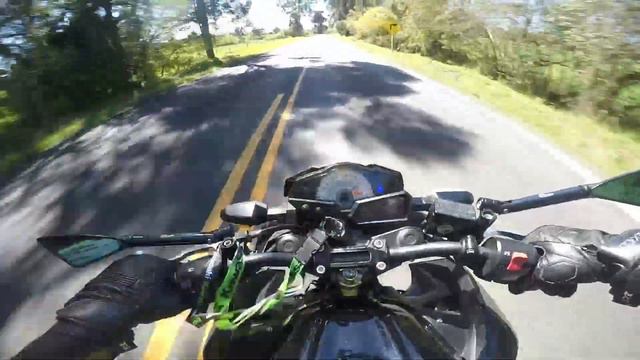 Acelerando De Kawasaki Z300 Pela 1° Vez Nas Curvas Da Lapa