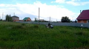 Электрический квадроцикл на моторколесах