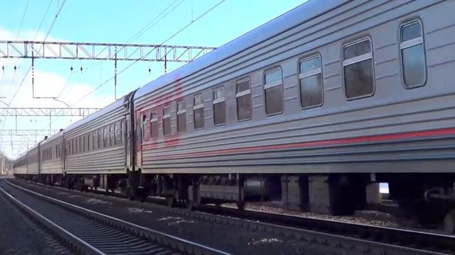 ЧС2К-742 с поездом №143 "Кисловодск – Москва" смотреть онлайн