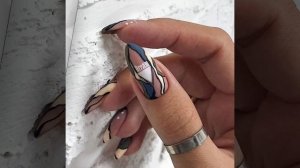 Осенний маникюр 2023 / #2 МИНДАЛЬ / фото / Осенний дизайн ногтей #nailart #nails #дизайнногтей