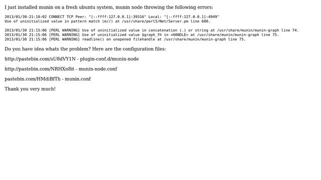 DevOps & SysAdmins: Munin throwing errors with fresh install (2 Solutions!!) смотреть онлайн