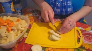 Картошка с грибами в рукаве!