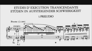 Ф. Лист. Трансцендентные этюды (Études d'execution transcendante)