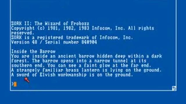 Amiga - Zork I, II, III, and Zero смотреть онлайн