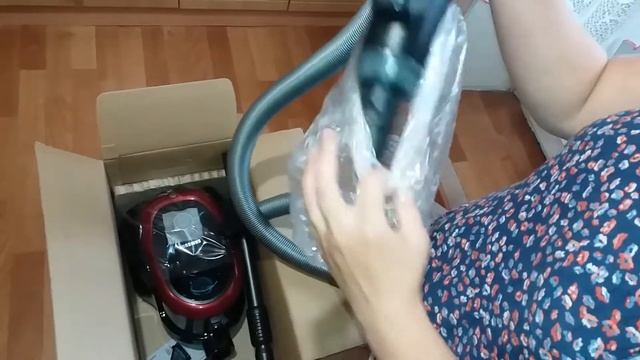 Распаковка пылесоса Samsung vc2100 смотреть онлайн