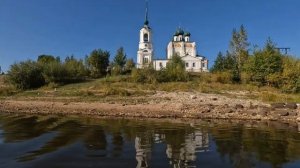 Сольвычегодск. Благовещенский собор. Набережная. Вид с воды. ч. 1