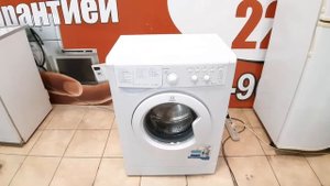 Обзор Стиральная машина  INDESIT бу. 6 КГ misk 605 Успей купить всего за 12550р