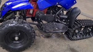 Изготовили выхлоп на детский снегоход-квадроцикл!