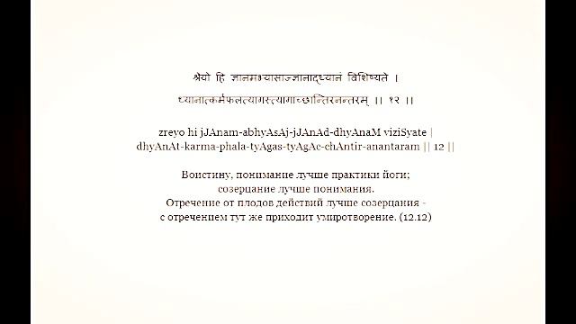Бхагавад Гита курс Свамини Видьянанды Сарасвати 380 Глава 12 Шлока 13 смотреть онлайн