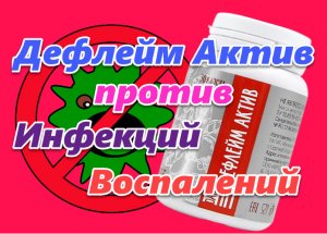 Фито комплекс «Дефлейм Актив» против инфекций?воспалений мочеполовой-суставов