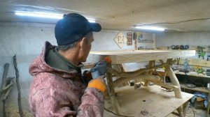 СТОЛ ИЗ ДЕРЕВА СВОИМИ РУКАМИ. ЛЕСНАЯ МЕБЕЛЬ. Часть 2