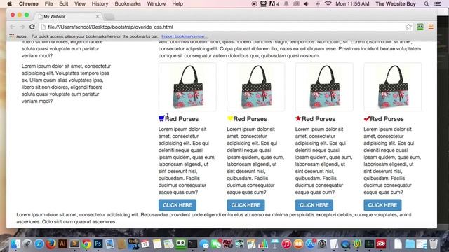 Bootstrap Tutorial Complete Course #18 Overriding Bootstrap With Custom Styles   NICE!