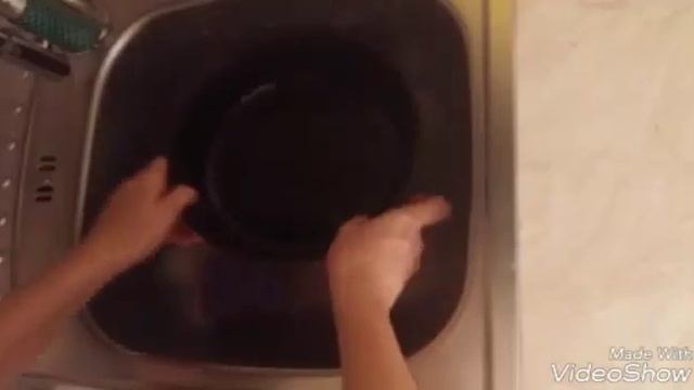 Чугунная сковородка.КАК МЫТЬ?Моем правильно.Уход за чугунной посудой!