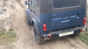 Лёгкий выезд на двух УАЗАХ. Пробуем две блокировки на БУХАНКЕ