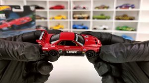 Хот Вилс премиум Nissan Skyline LB-ER34  из серии Hot Wheels Mountain Drifters 2022 - не цепляет.