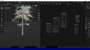 Рассмотрение плагина mtree для Blender. Создание деревьев.