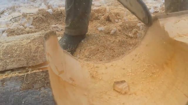 Рубка сруба из сухостоя смотреть онлайн