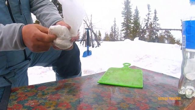 ЖАРИМ НАЛИМА на рыбалке / Fry burbot fishing смотреть онлайн