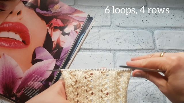 Разбираем узор для романтичного джемпера с сайта Shein❤ knitting pattern. смотреть онлайн