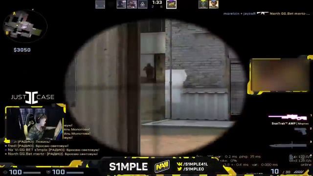 S1MPLE ЖЕСТКО ДАЛ С AWP // САМАЯ БЫСТРАЯ ИГРА СИМПЛА смотреть онлайн