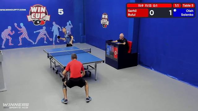 10:30 Булуй Сергей  3-2 Саенко Олег  стол 5  ЮГ-2  13.07.22 смотреть онлайн