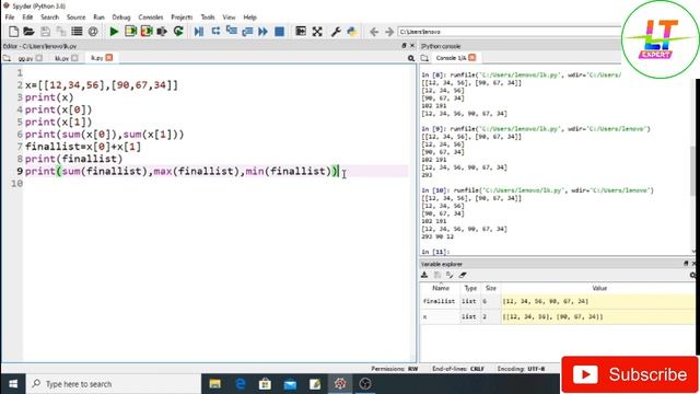 Python collections (List of List Part4) смотреть онлайн