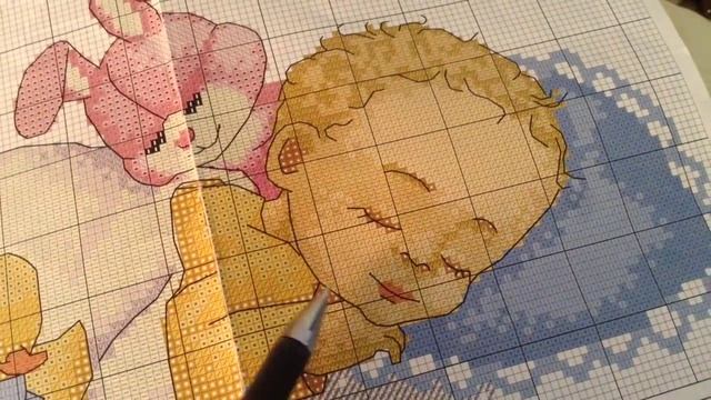 Вышивка крестом:Повитруля"Сладкие сны"процесс! смотреть онлайн