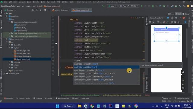 Forgot Password using Firebase Authentication in Android Studio using Java смотреть онлайн