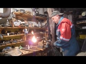 Реально древний кран на участке (ремонт)