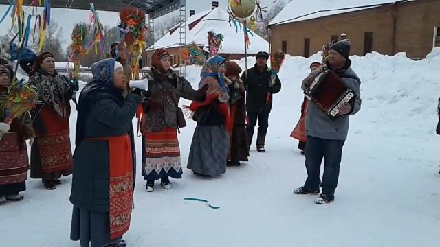 Масленичные частушки. Празднование Масленицы на Кузнецкой крепости в 2021 году.