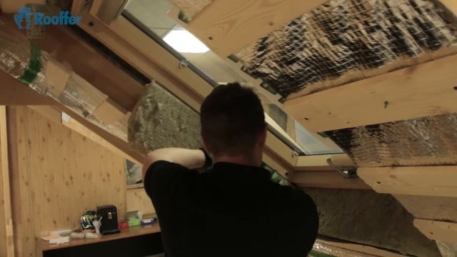 Утепление мансардного окна, откосы мансардного окна и и пароизоляция