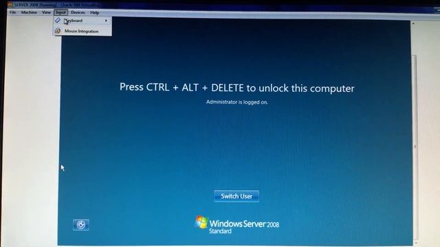 How to Press CTRLALTDELETE on VirtualBox