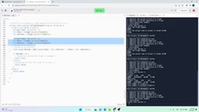 Java Programming Airport Management Console App смотреть онлайн
